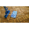 Außenfliese / Vier Lamelle 30x30cm Decking Mosaic